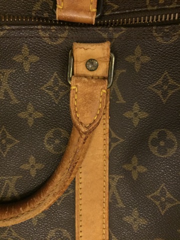 Inauthentic/Fake Louis Vuitton Keepall 55, Luxury, Bags & Wallets
